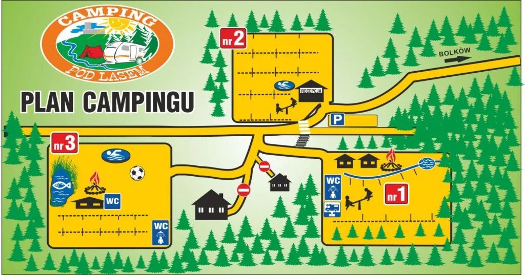 Camping POD LASEM Bolków k. Jeleniej Góry