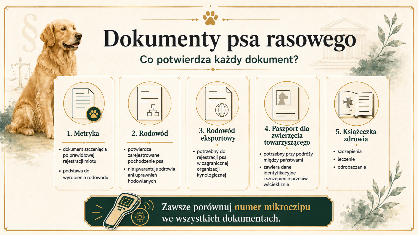 Dokumenty psa rasowego