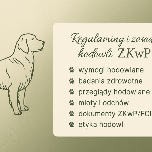 Zasady prowadzenia hodowli psów rasowych